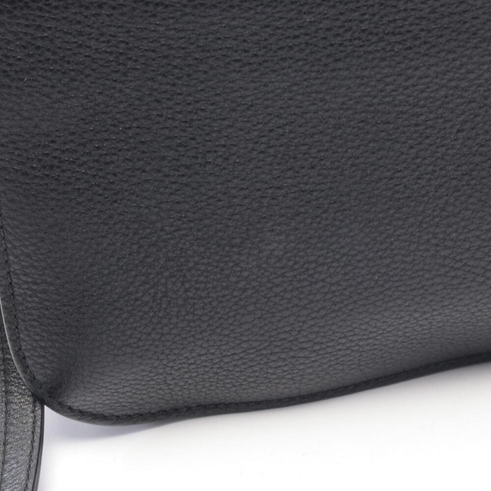 Prada Vitello Daino Shoulder Bag Leather Black - Picture 6 of 6